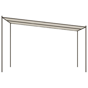 Paviljong vit 4x4 m 180 g/m² tyg och stål