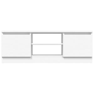 TV-bänk med dörr vit 102x30x36 cm