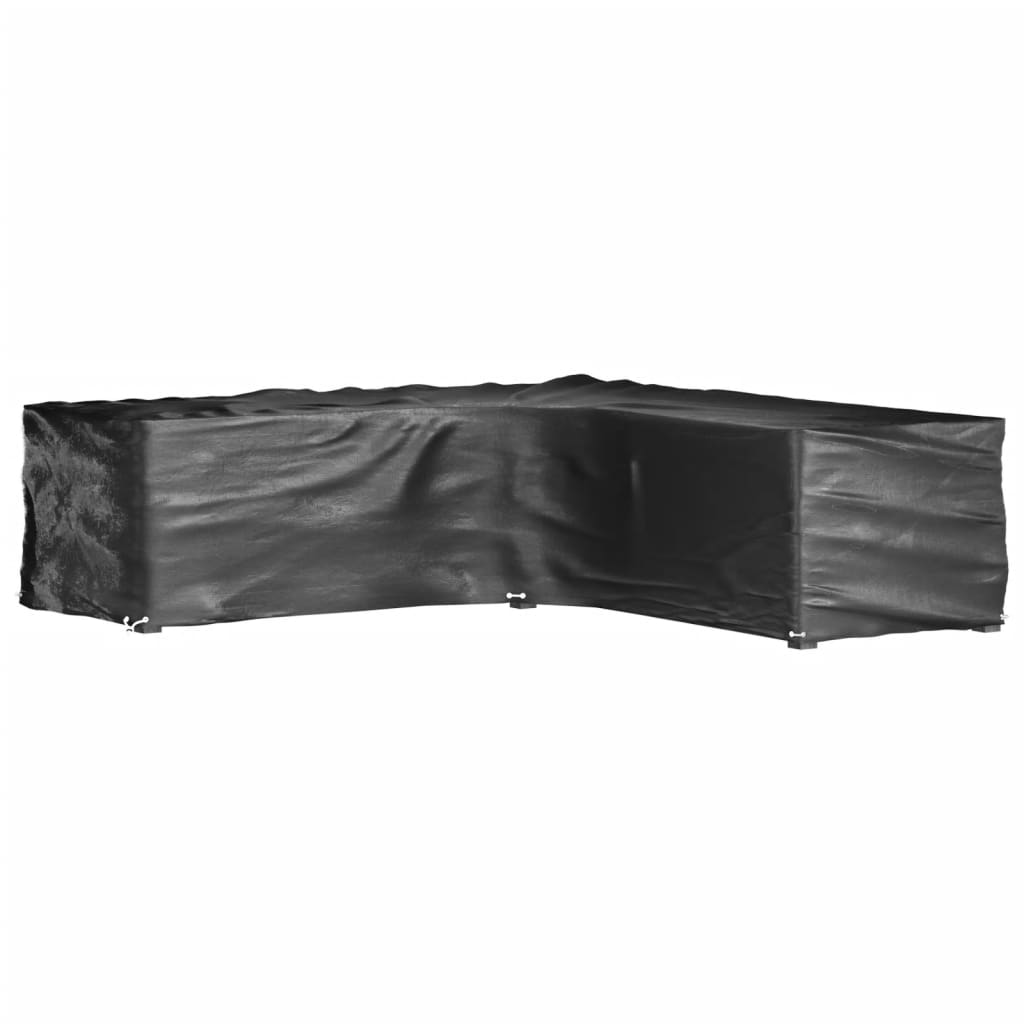 Överdrag för utemöbler 2st 16 ölj. 250x250x70 cm L-format
