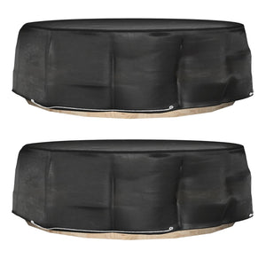 Överdrag till loungegrupp 2 st 10 öljetter Ø236x67 cm rund