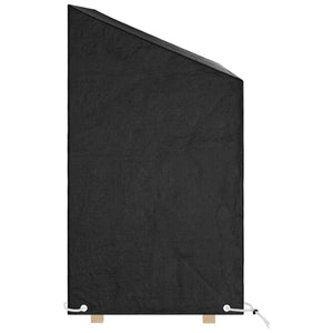 Överdrag för utomhusbänk 2st 8 ölj. 130x70x70/88 cm polyeten