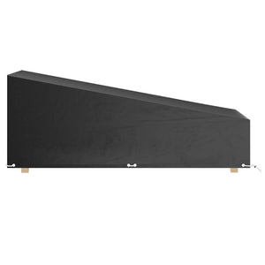 Överdrag för solsäng 2st 12 öljetter 205x75x40/70 cm polyeten