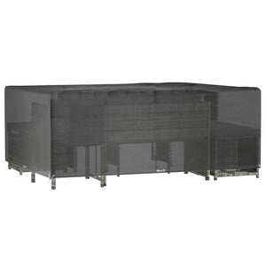 Överdrag för trädgårdsmöbler 16 ölj. 300x250x90 cm rektangulärt