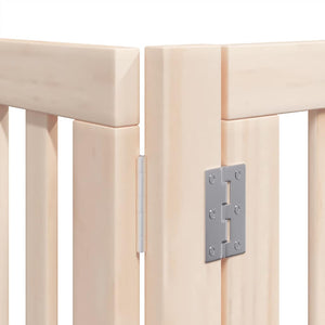 Hundgrind med dörr vikbar 10 paneler 800 cm poppel