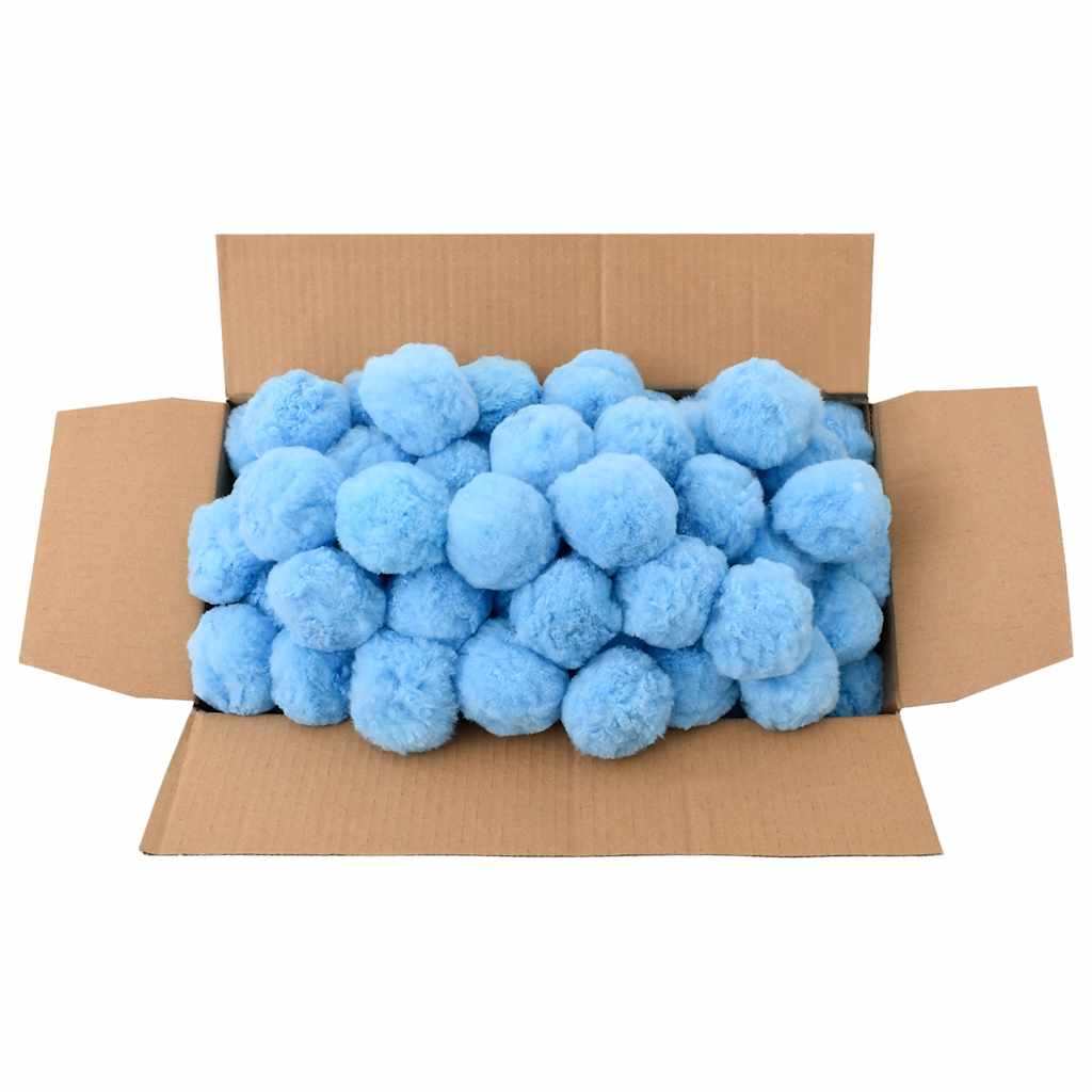 Antibakteriella filterbollar blå 700 g polyeten
