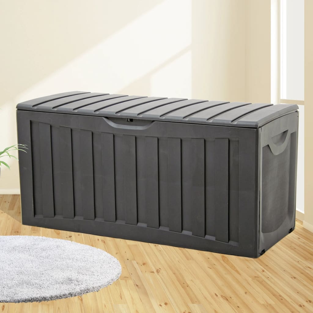 Dynbox svart 118x53x57 cm polypropen