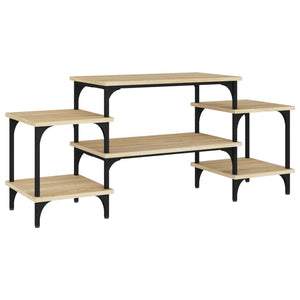 TV-bänk sonoma-ek 117x35x52 cm konstruerat trä