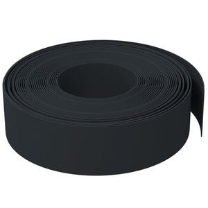 Rabattkant svart 10 m 15 cm polyeten