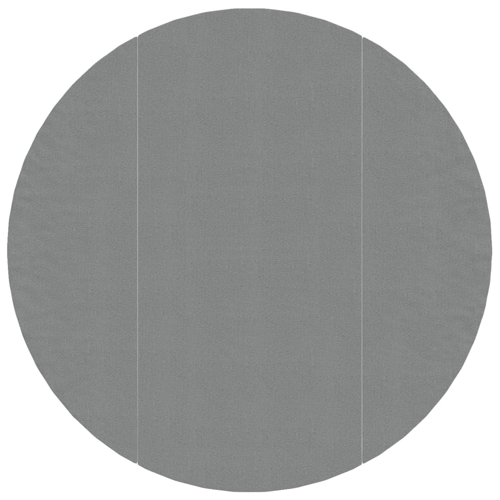 Bottenmatta ljusgrå Ø366 cm polyester geotextil