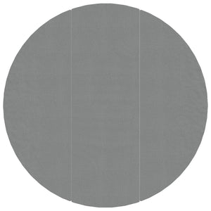 Bottenmatta ljusgrå Ø396 cm polyester geotextil