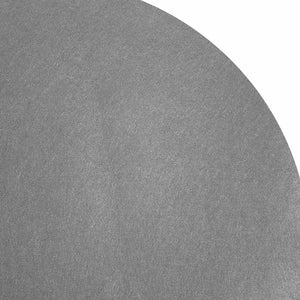 Bottenmatta ljusgrå Ø306 cm polyester geotextil