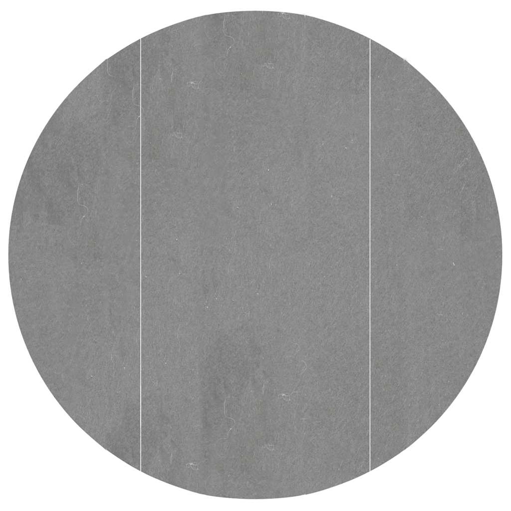 Bottenmatta ljusgrå Ø366 cm polyester geotextil