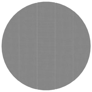 Bottenmatta ljusgrå Ø550 cm polyester geotextil