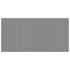 Bottenmatta ljusgrå 999x500 cm polyester geotextil