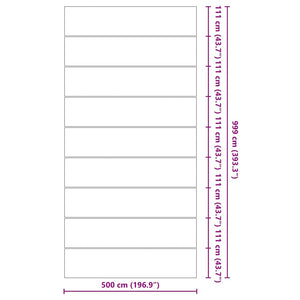 Bottenmatta ljusgrå 999x500 cm polyester geotextil