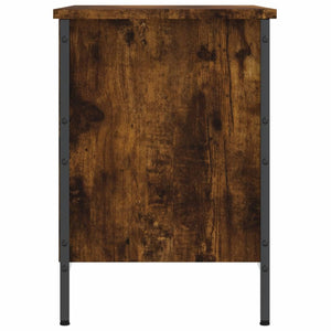 Skohylla rökfärgad ek 69x35x50 cm konstruerat trä