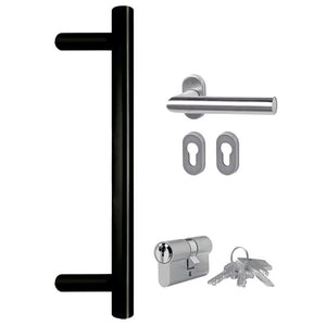 Ytterdörr vit 98x208 cm PVC