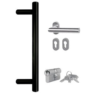 Ytterdörr vit 98x208 cm PVC