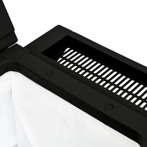 3-i-1 Serveringsvagn svart polypropen