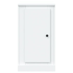 Skänk vit 37,5x35,5x67,5 cm konstruerat trä