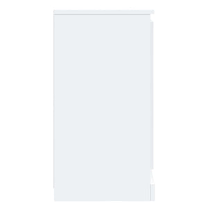 Skänk vit 37,5x35,5x67,5 cm konstruerat trä