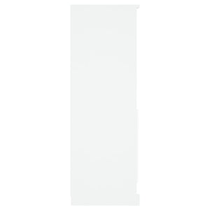 Högskåp vit 60x35,5x103,5 cm konstruerat trä