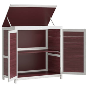 Redskapsbod 2 delar mocka massiv furu