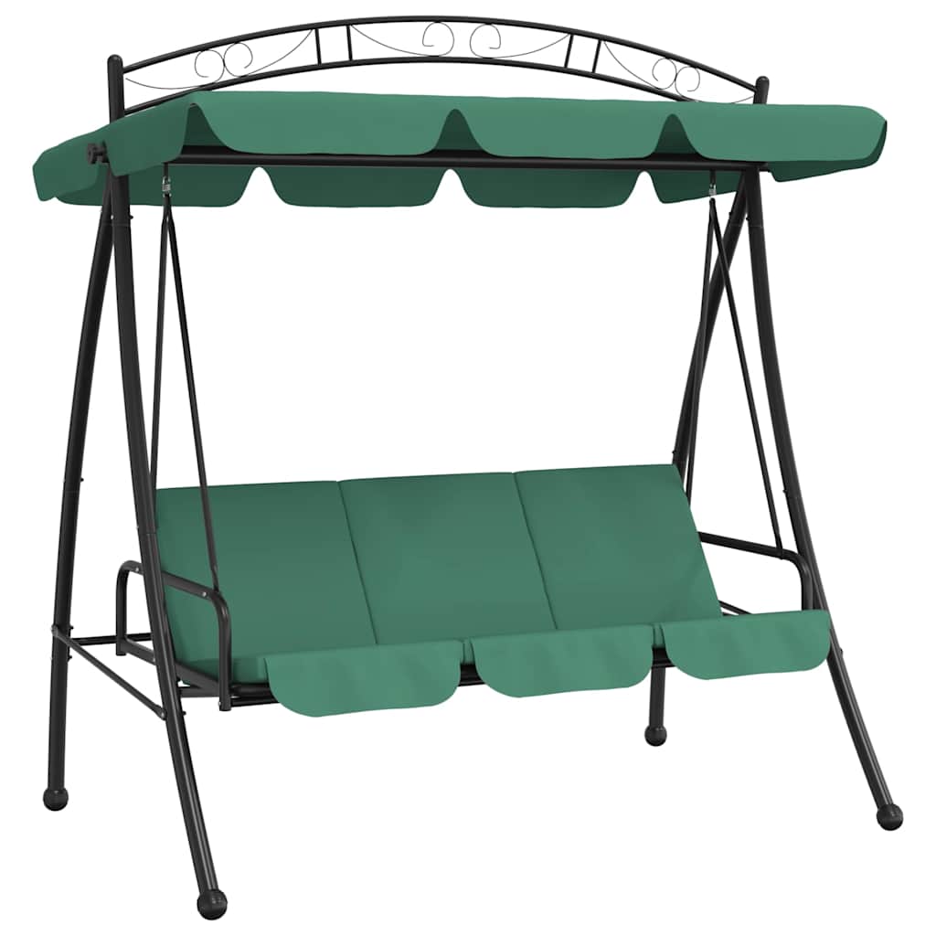 Hammock grön 198 cm tyg och stål