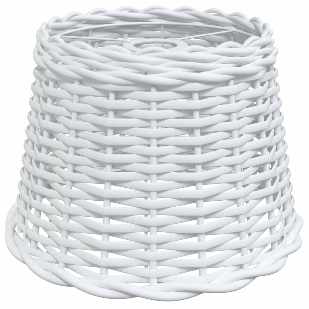 Taklampskärm vit Ø30x20 cm korgmaterial