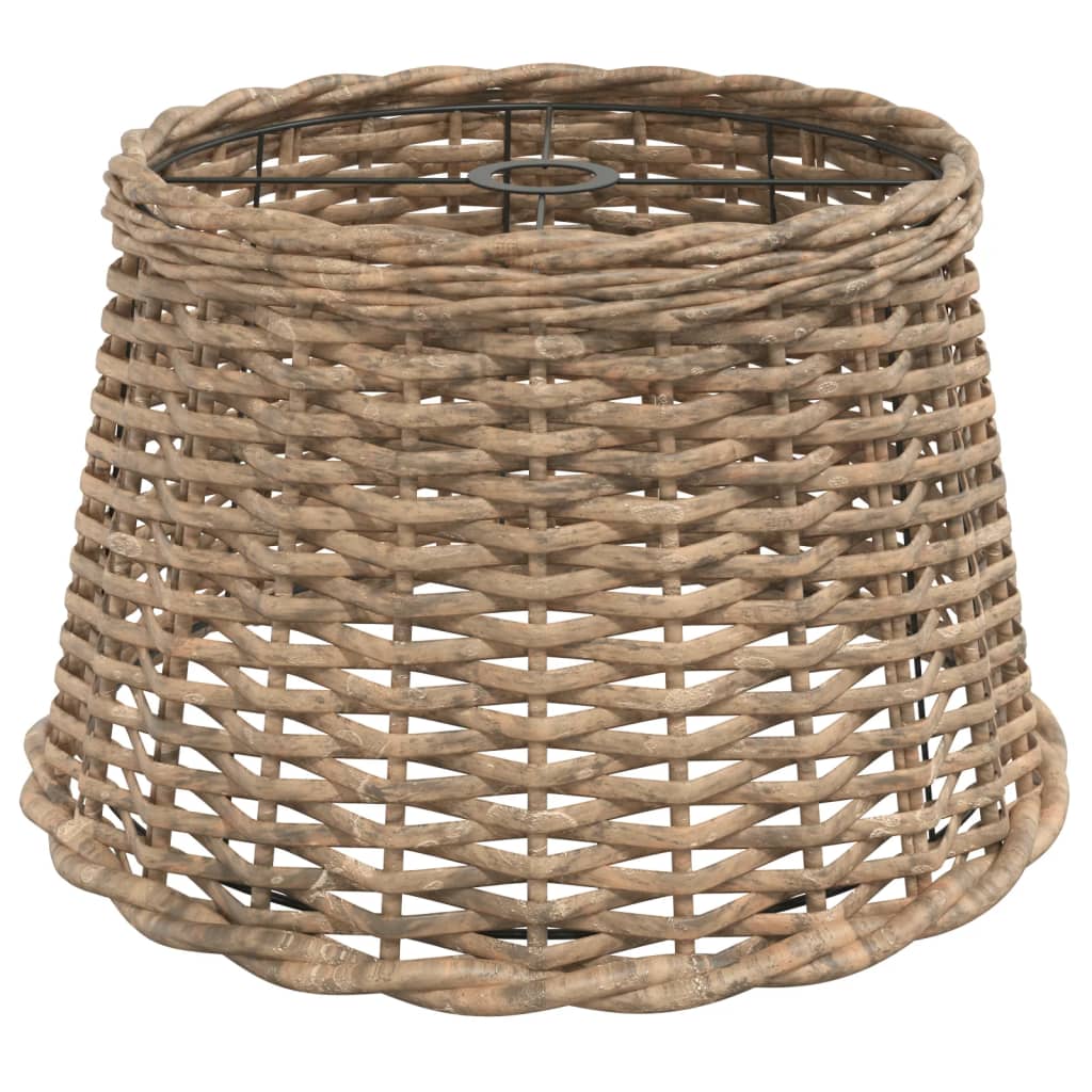 Taklampskärm brun Ø45x28 cm korgmaterial