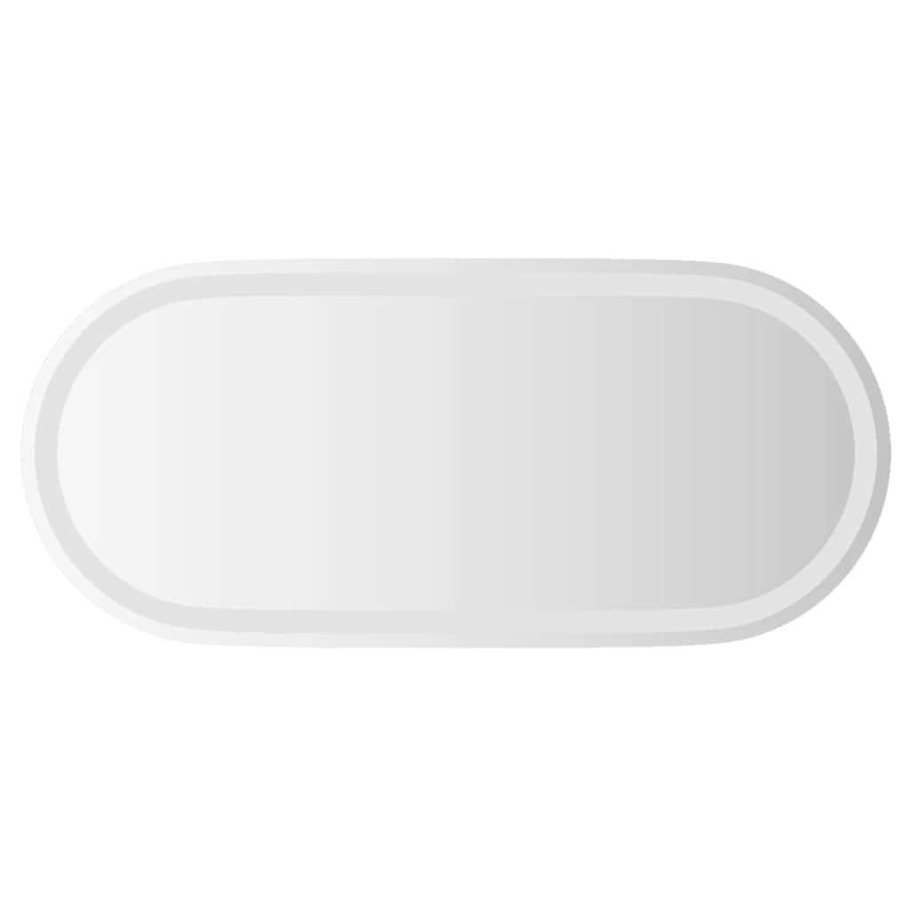 Badrumsspegel LED 80x35 cm oval