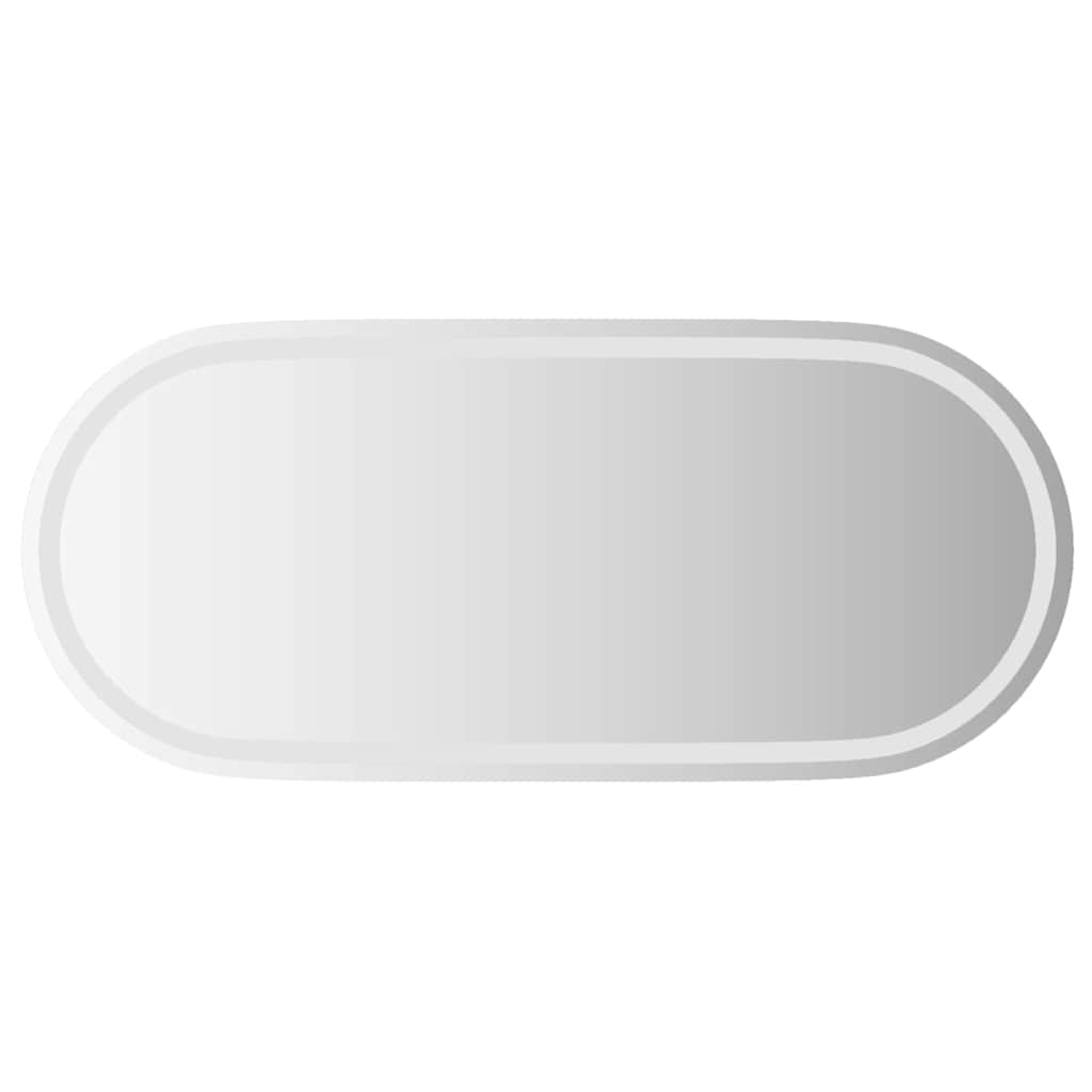 Badrumsspegel LED 100x45 cm oval