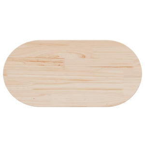 Bordsskiva 70x35x2,5 cm massivt trä furu oval