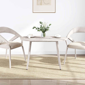 Bordsskiva vit 90x45x2,5 cm oval massiv furu