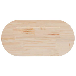 Bordsskiva 110x55x2,5 cm massivt trä furu oval
