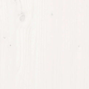 Bordsskiva vit 110x55x2,5 cm oval massiv furu