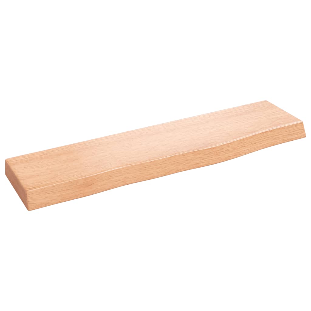 Bordsskiva ljusbrun 40x10x2 cm behandlad massiv ek