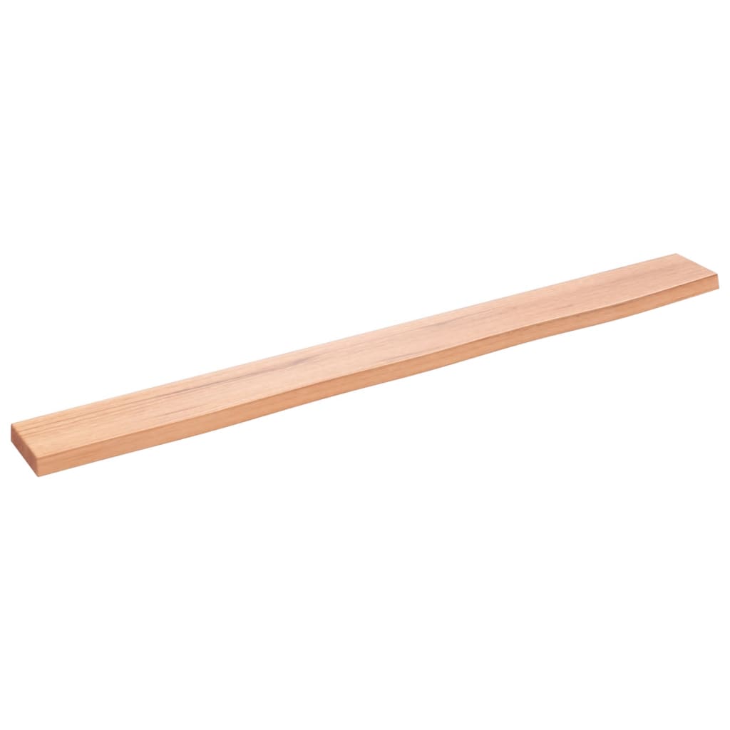 Bordsskiva ljusbrun 100x10x2 cm behandlad massiv ek