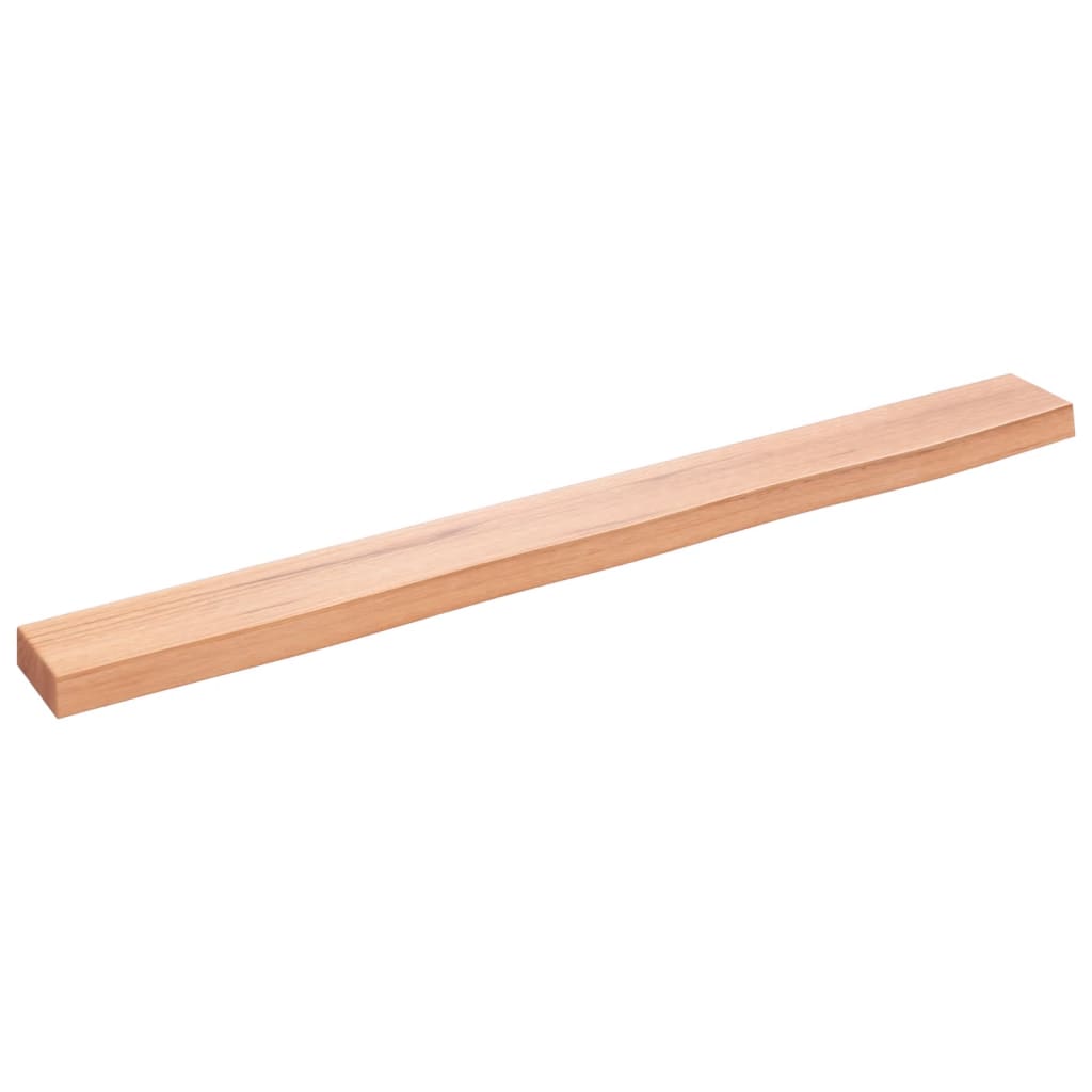 Bordsskiva ljusbrun 100x10x4 cm behandlad massiv ek
