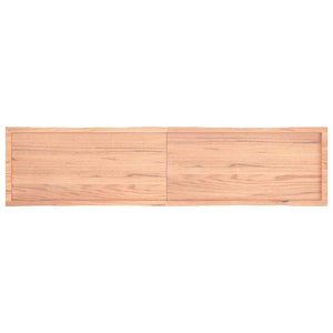Bordsskiva ljusbrun 220x50x(2-4) cm massivt trä levande kant