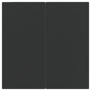 Matgrupp för trädgården 5 delar svart konstrottning