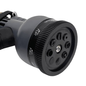 Slang med sprutmunstycke silver 0,6" 15 m rostfritt stål