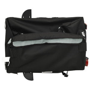 Cykelvagn svart och grå 30 kg järn