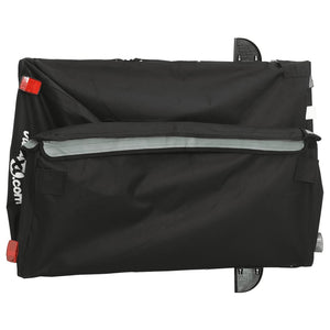 Cykelvagn svart och grå 45 kg järn