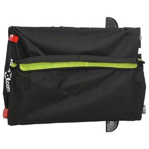 Cykelvagn svart och grön 45 kg järn