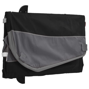 Cykelvagn svart och grå 30 kg järn