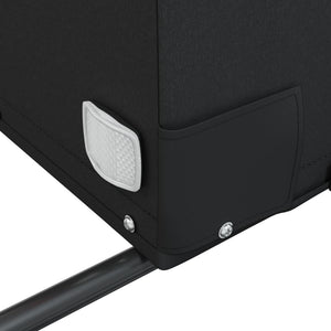 Cykelvagn svart och blå 45 kg järn