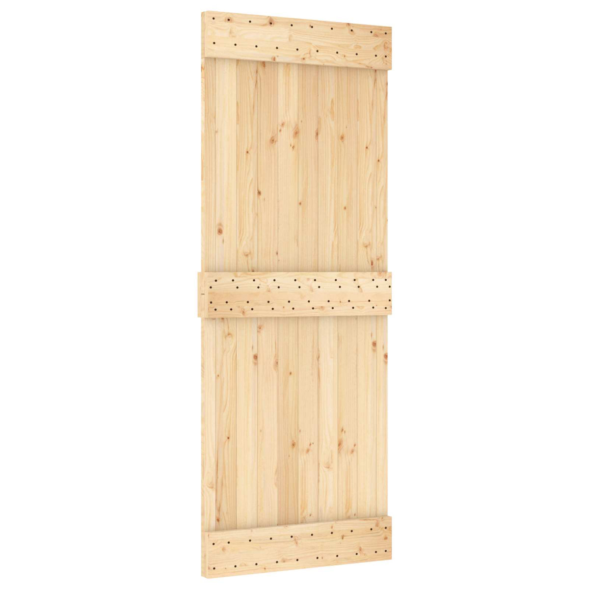Slät dörr NARVIK 80x210cm Massiv furuträdörr (obehandlad)
