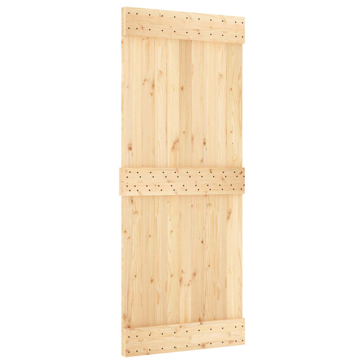 Slät dörr NARVIK 85x210cm Massiv furuträdörr (obehandlad)