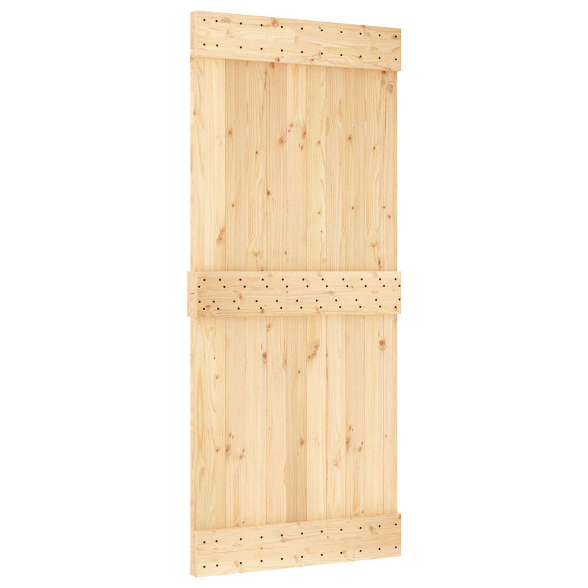 Slät dörr NARVIK 90x210cm Massiv furuträdörr (obehandlad)